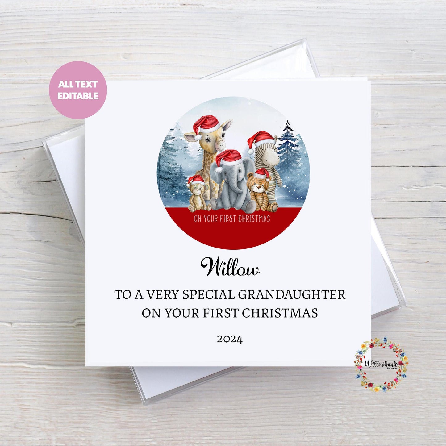 Baby's First Christmas Card