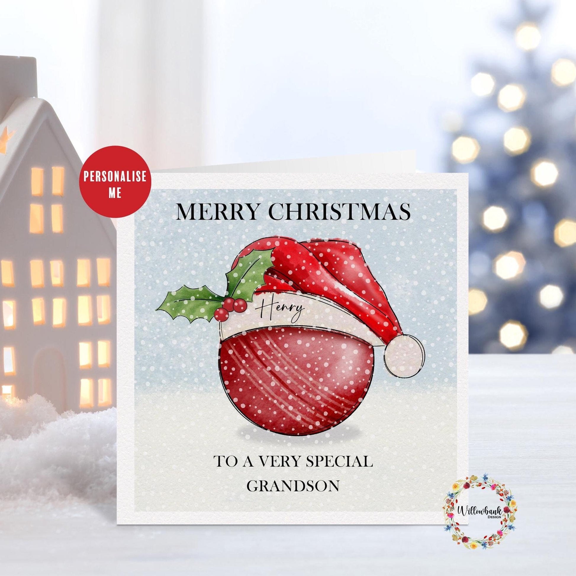 Cricket Christmas Card