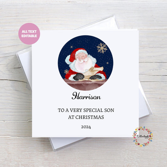Santa Claus Christmas Card