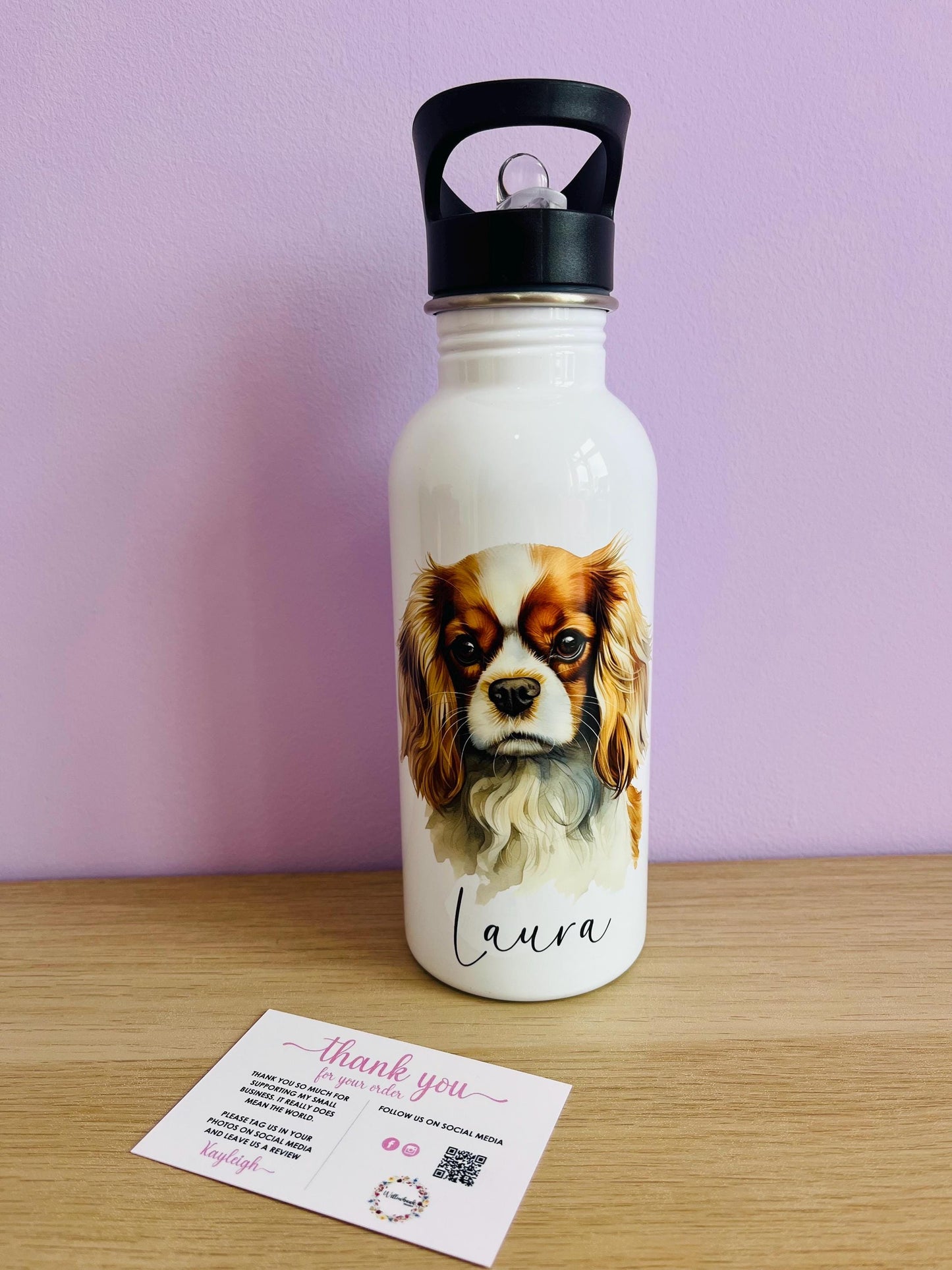 Cavalier King Charles Spaniel Drink Bottle