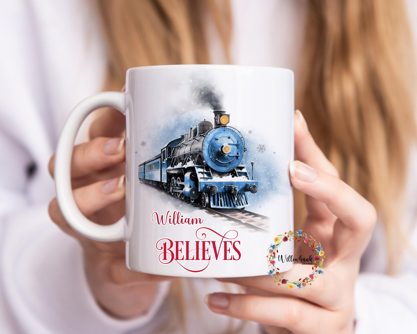Personalised North Pole Express Train 11oz Mug