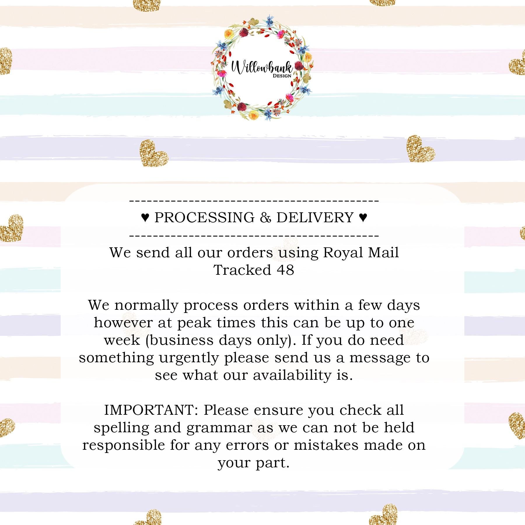 Personalised Teddy Bear Flowers Wrapping Paper