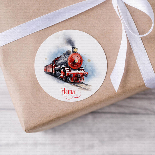24 Personalised Christmas Gift Labels