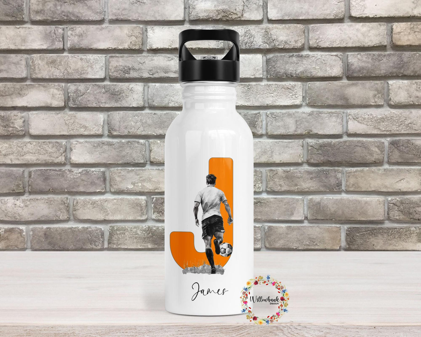 Personalised BFC Tangerine Water Bottle