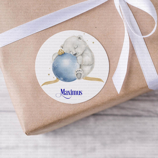 24 Personalised Christmas Gift Labels