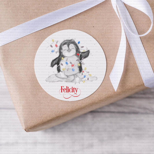 24 Personalised Christmas Gift Labels