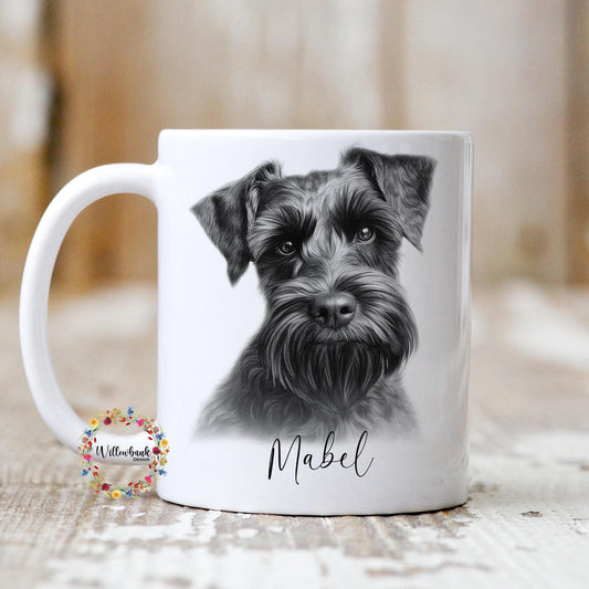 Black Miniature Schnauzer 11oz Mug l Dog Lover l Dog Mama