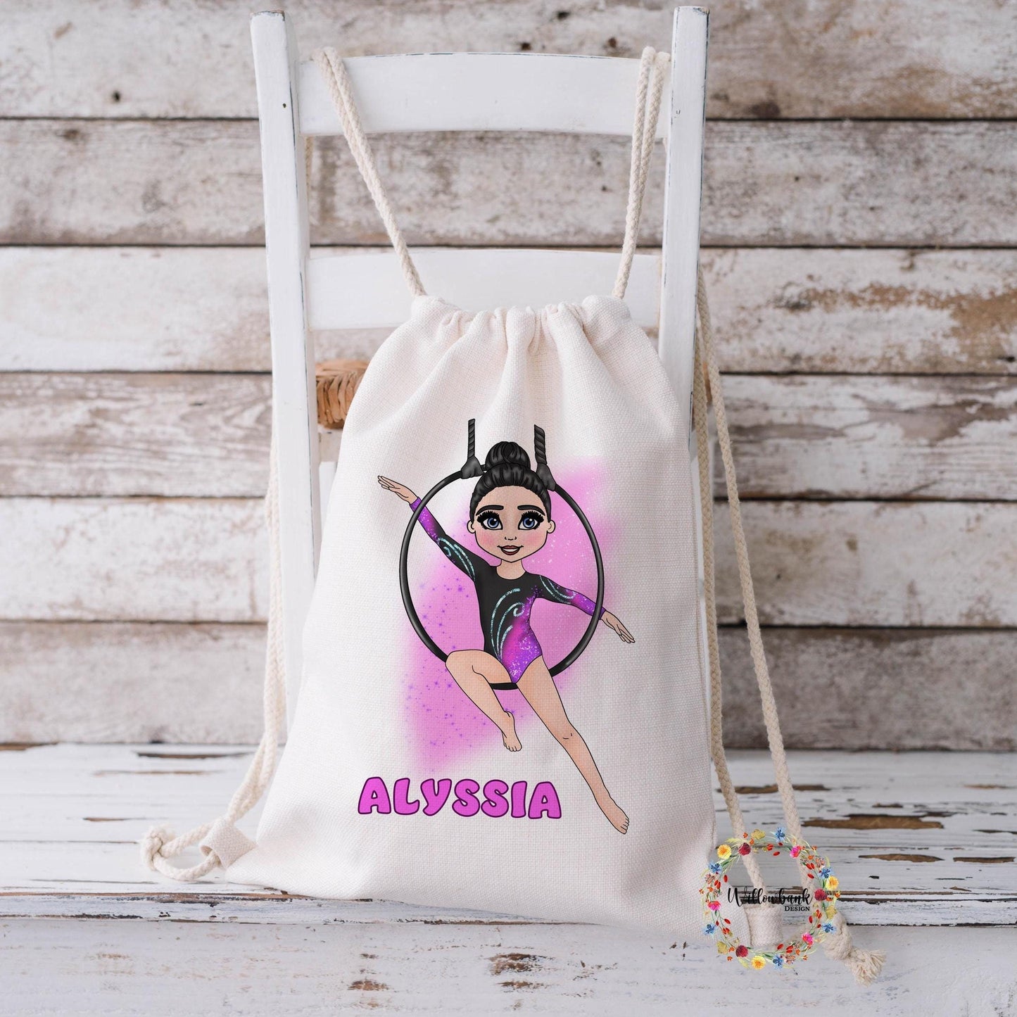 Personalised Aerial Gymnastics Bag l Gymnast gift