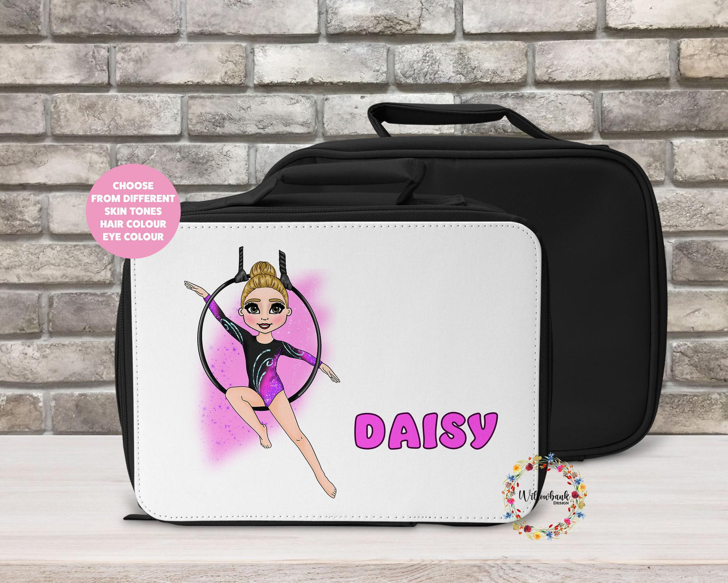 Personalised Gymnastics Lunch Bag Cooler l School Lunch Box