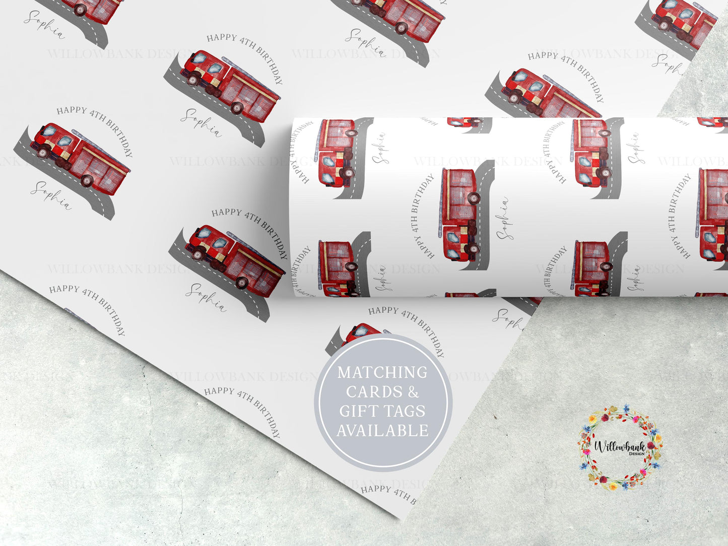 Personalised Ambulance Wrapping Paper l Emergency Vehicles