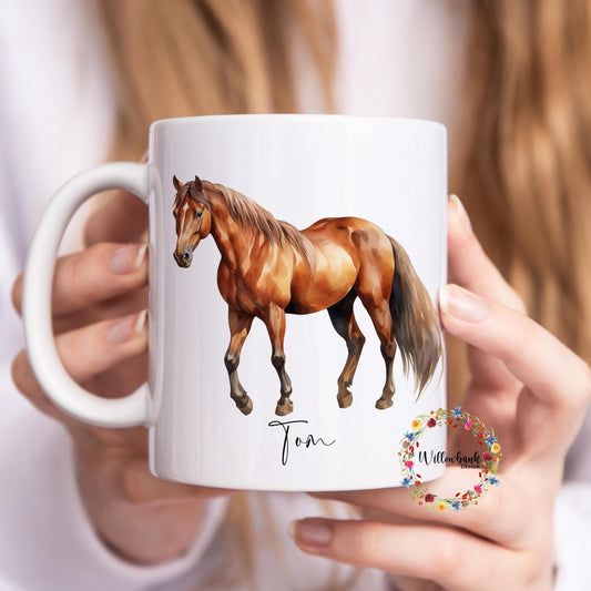 Personalised Horse Lover 11oz Mug l Work Mug l Horse Riding Mug
