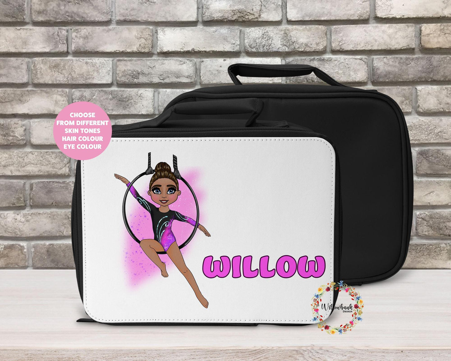 Personalised Gymnastics Lunch Bag Cooler l School Lunch Box