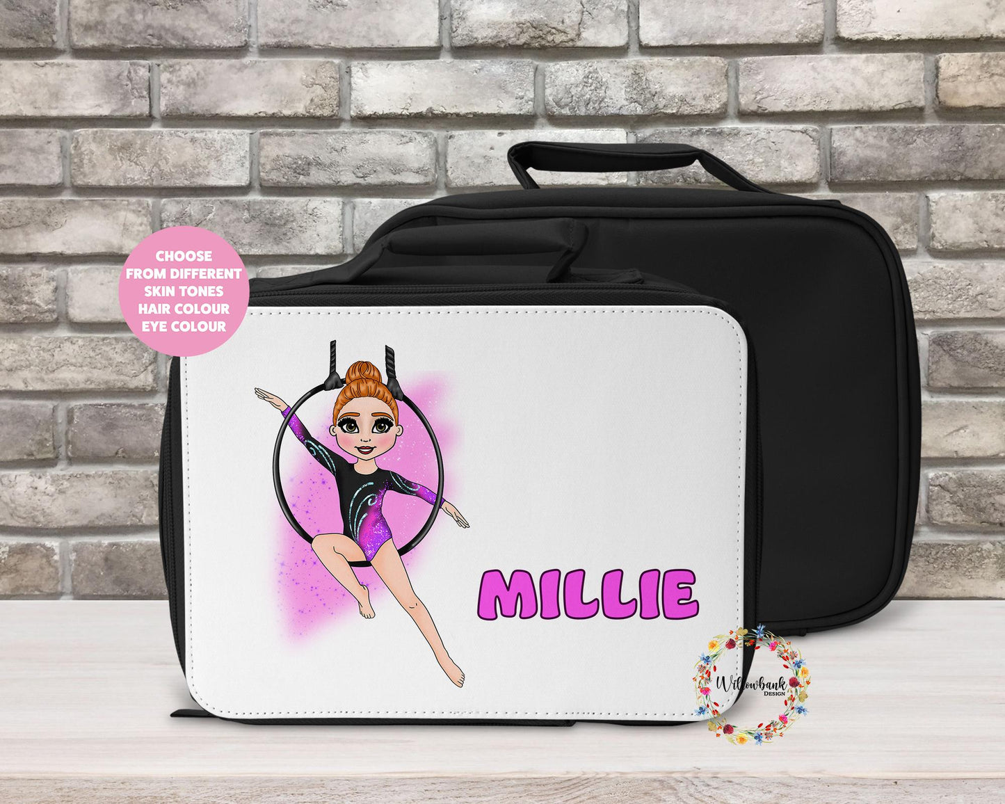 Personalised Gymnastics Lunch Bag Cooler l School Lunch Box