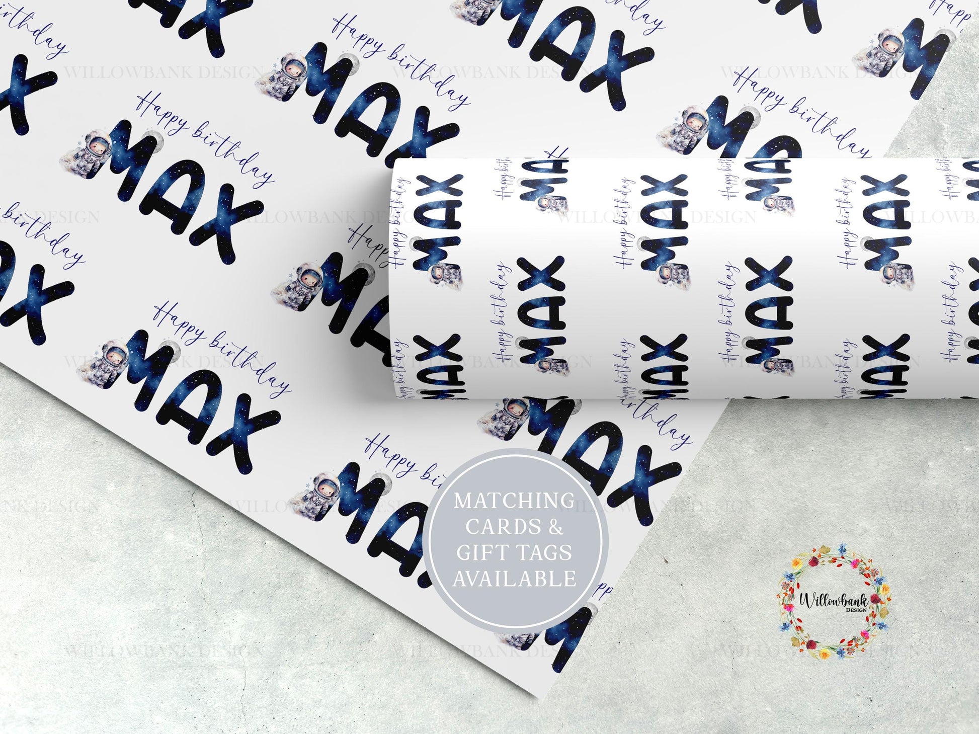 Personalised Astronaut Wrapping Paper