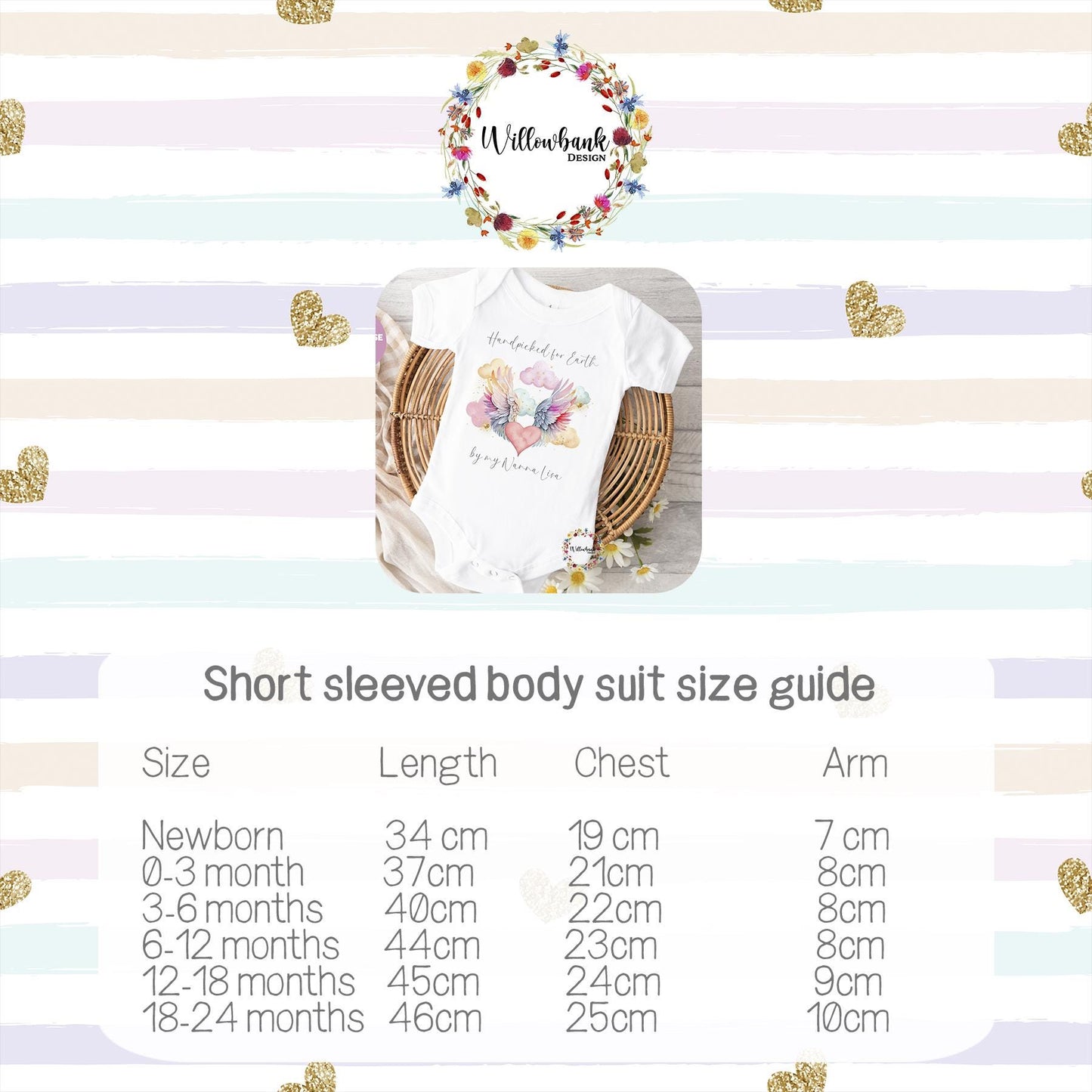 Personalised Bunny Rabbit Baby Bodysuit l Baby Girl Vest l New Baby Gift l Babygrow l Unisex l Neutral l Baby Boy l Welcome To The World
