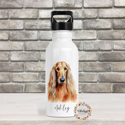 Afghan Hound Water Bottle