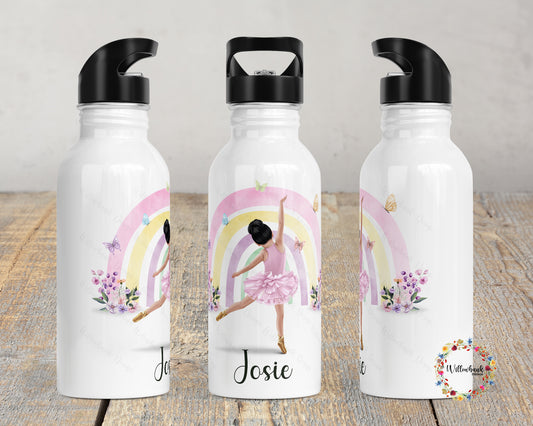 Personalised Ballerina Water Bottle