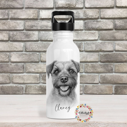 Border Terrier Water Bottle