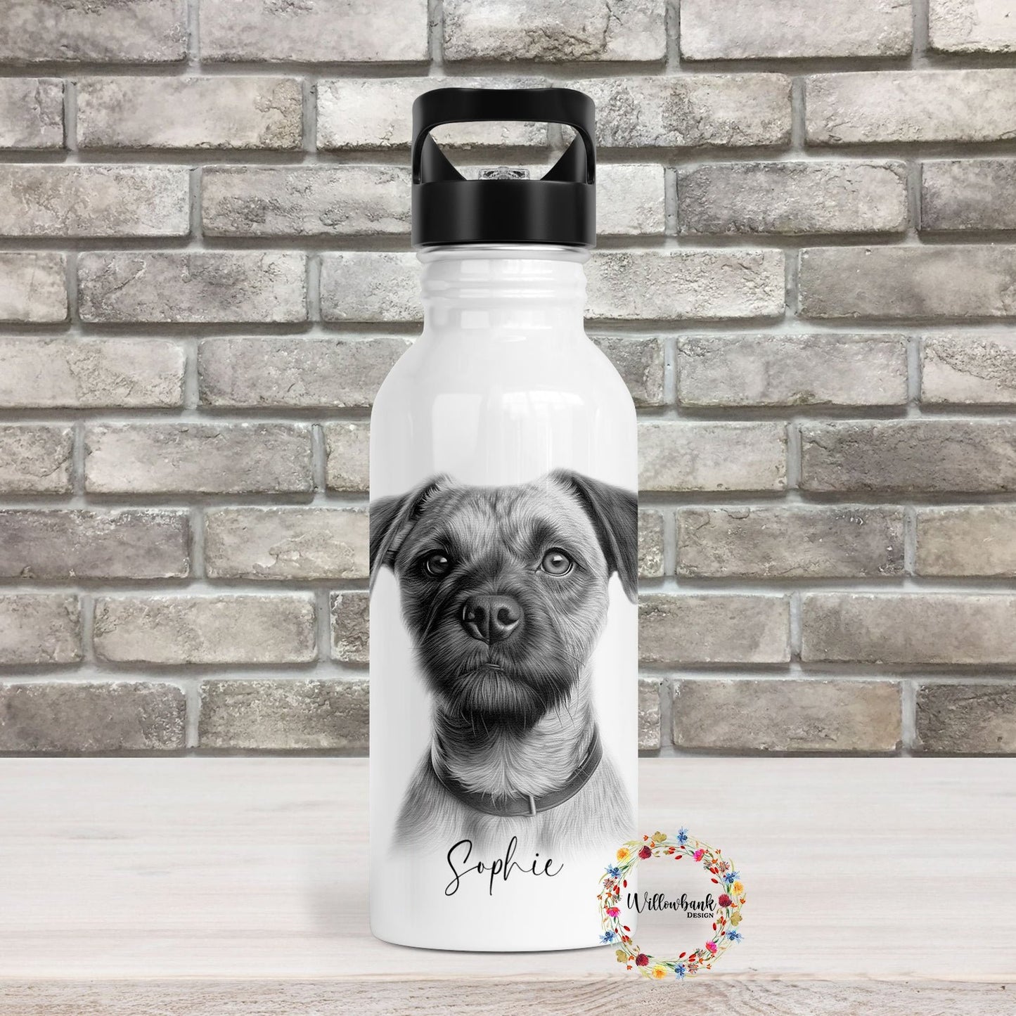 Border Terrier Water Bottle