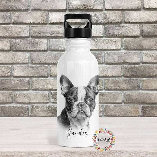 Boston Terrier Water Bottle