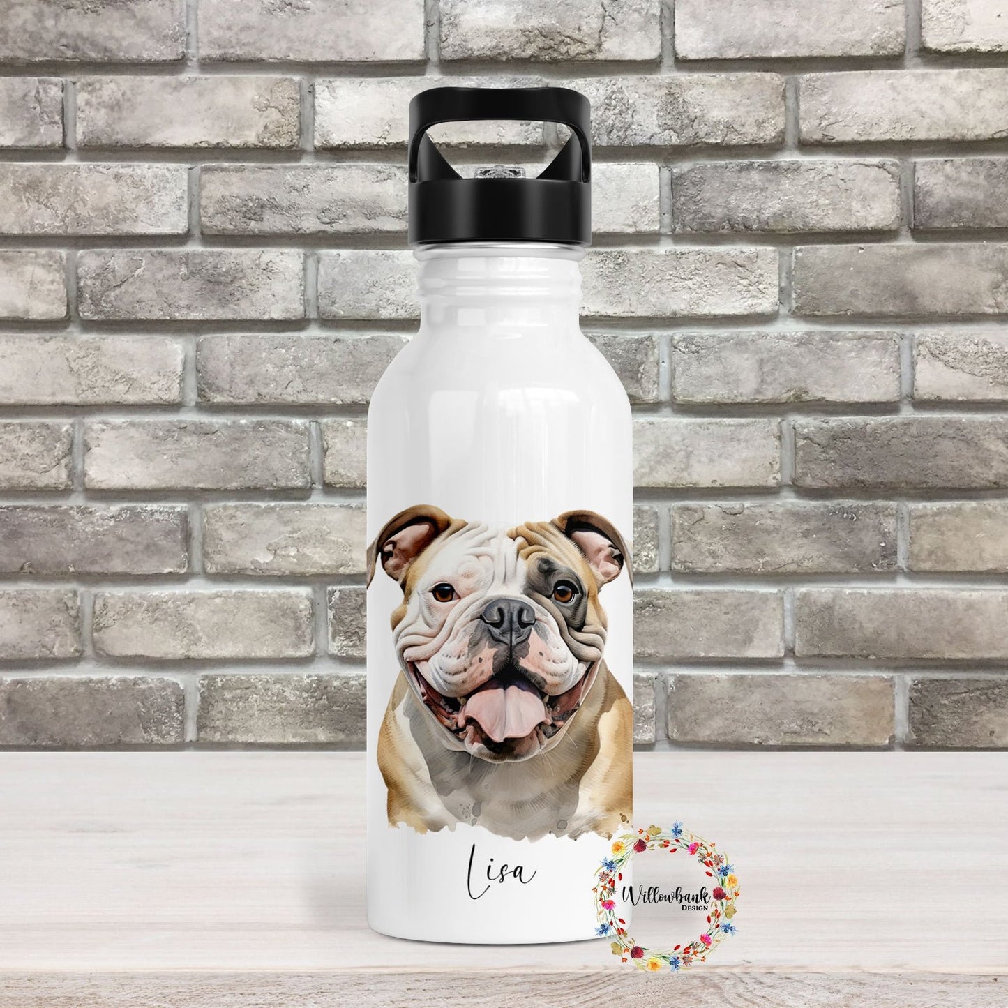 Bulldog Water Bottle