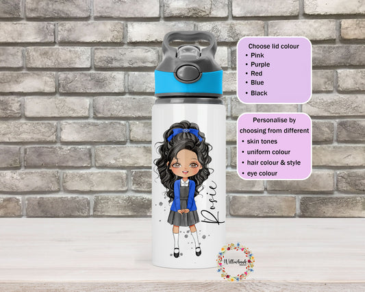 Personalised School Uniform Water Bottle