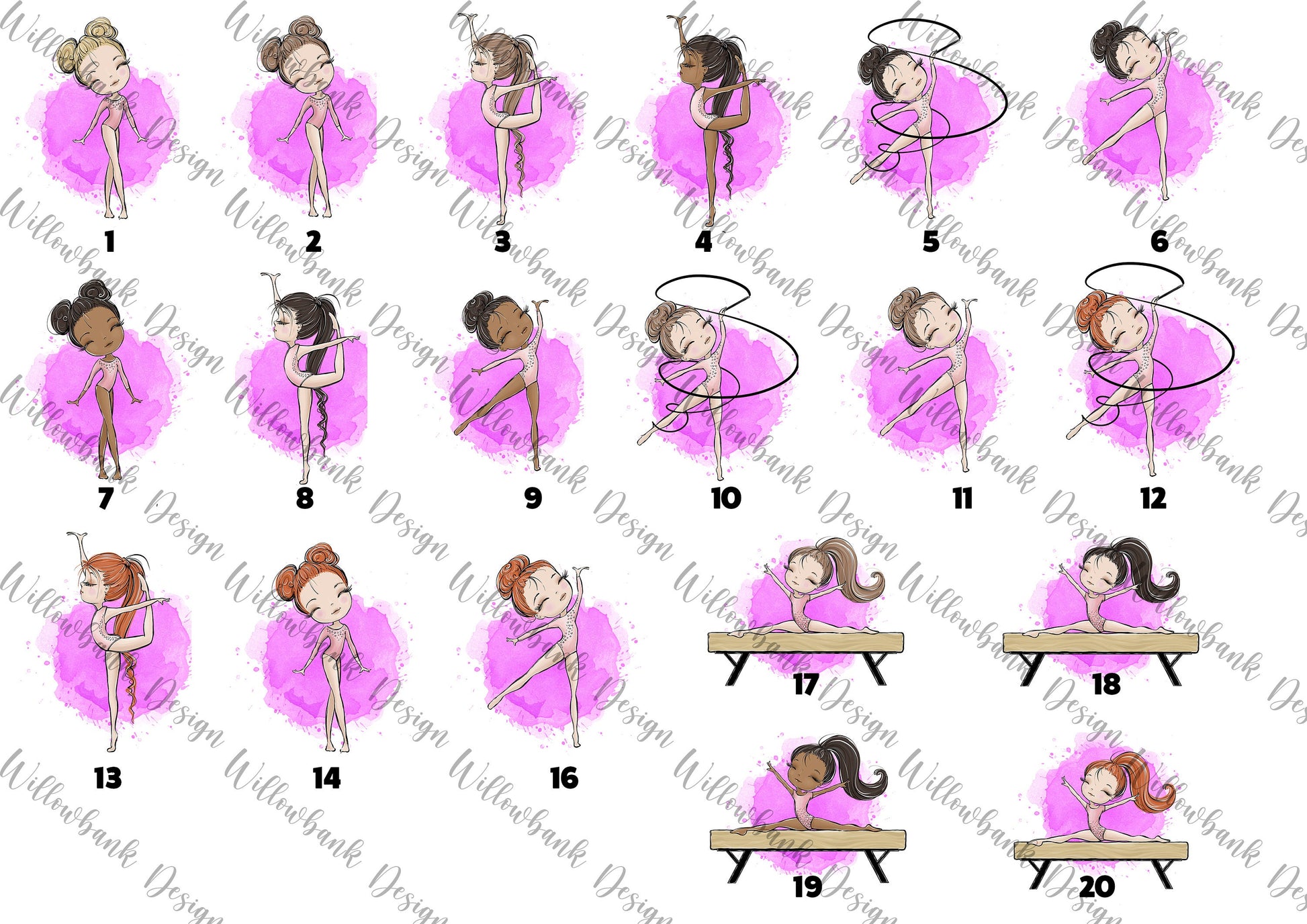 Personalised Gymnastics Tote Bag