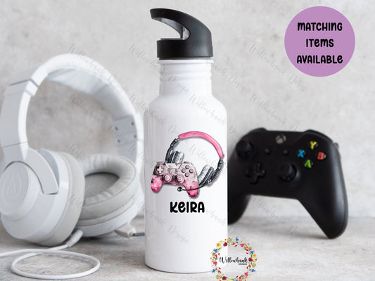 Personalised Gaming Water Bottle