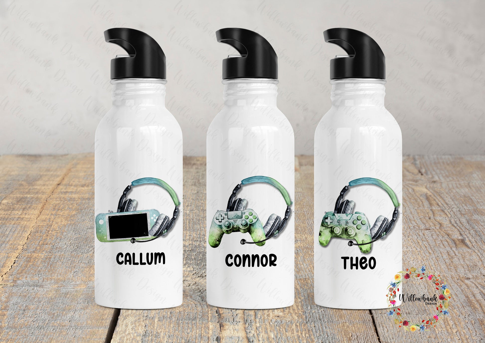Personalised Gaming Water Bottle