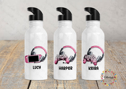 Personalised Gaming Water Bottle