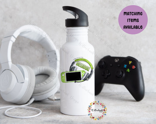 Personalised Gaming Water Bottle