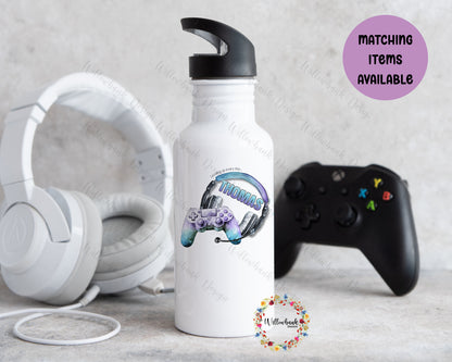 Personalised Matching Gaming Insulated School Lunch Bag And Bottle