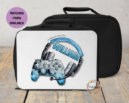 Personalised Gaming Insulated School Lunch Bag l Back To School l Lunch Box l Gamer Gift