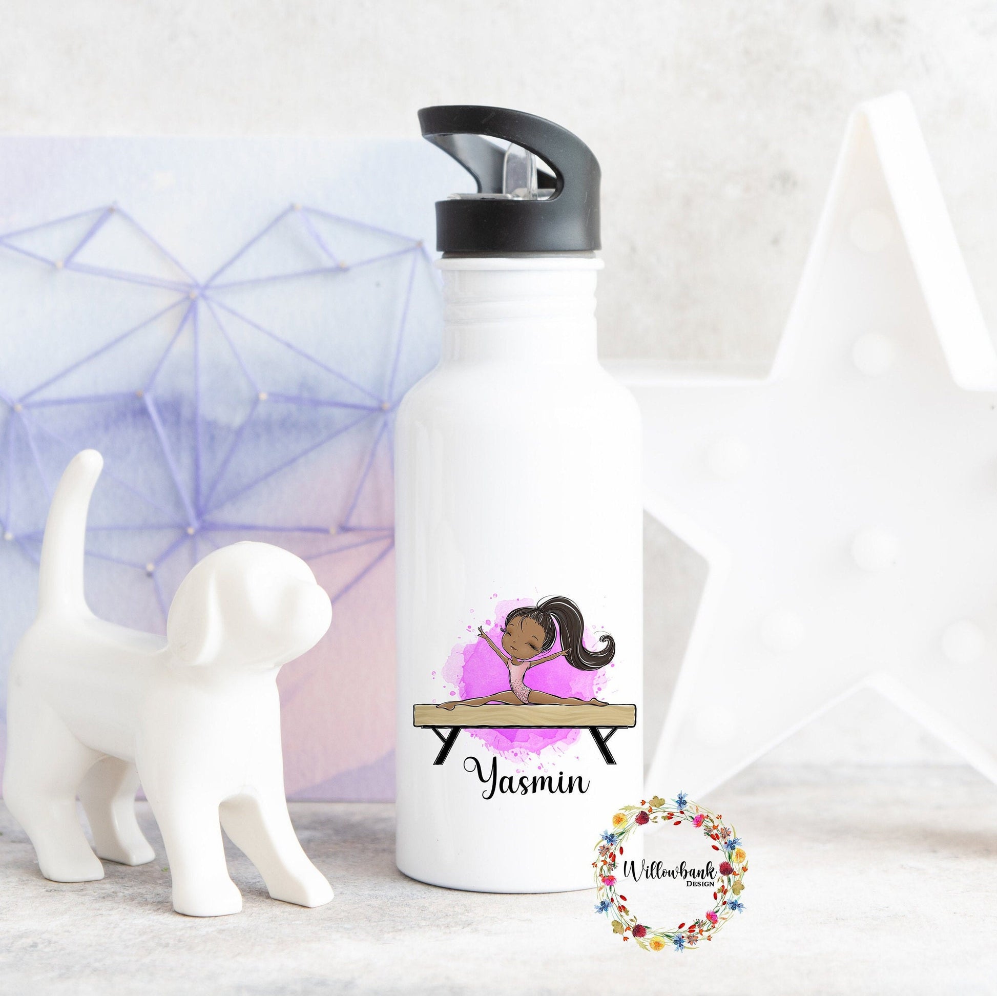 Personalised Gymnastics Water Bottle