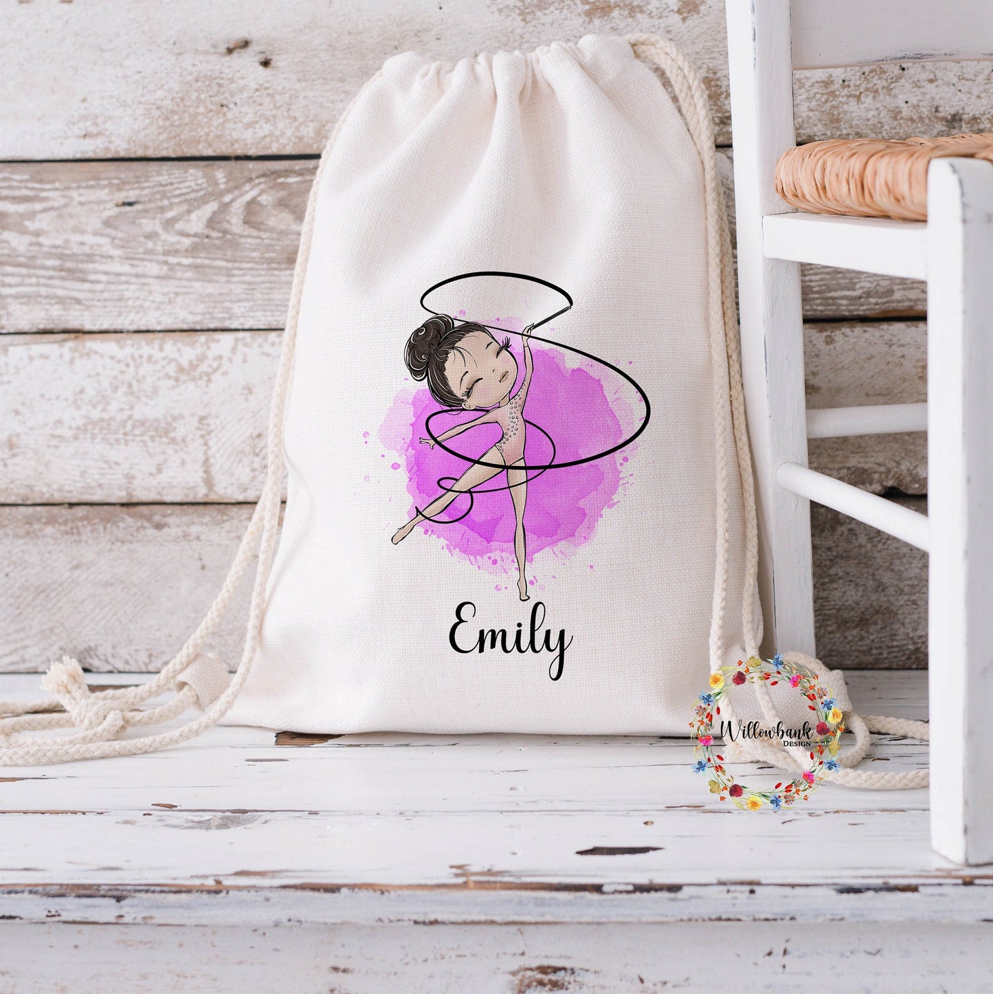 Personalised Gymnastics Bag l Gymnast gift l Gymnastics Water Bottle l Gym Bag l PE Bag l Back To School l Matching Water Bottle And Bag