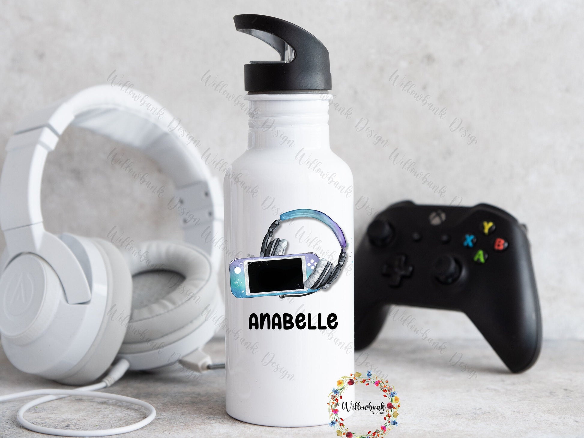 Personalised Gaming Water Bottle