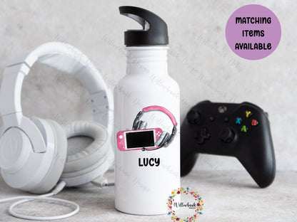 Personalised Gaming Water Bottle