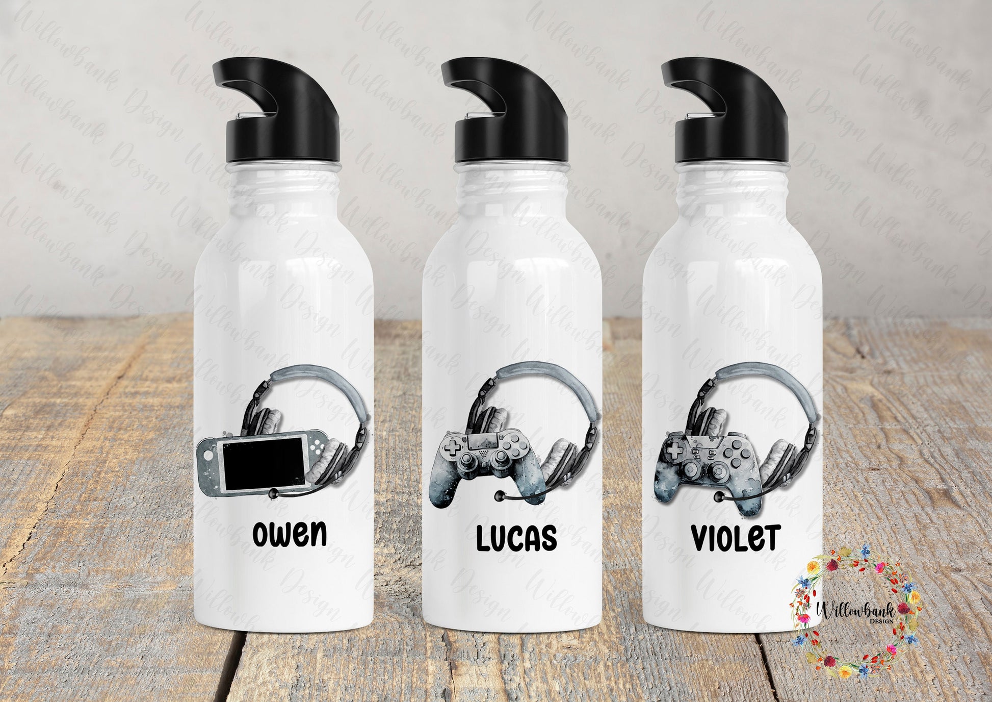 Personalised Gaming Water Bottle
