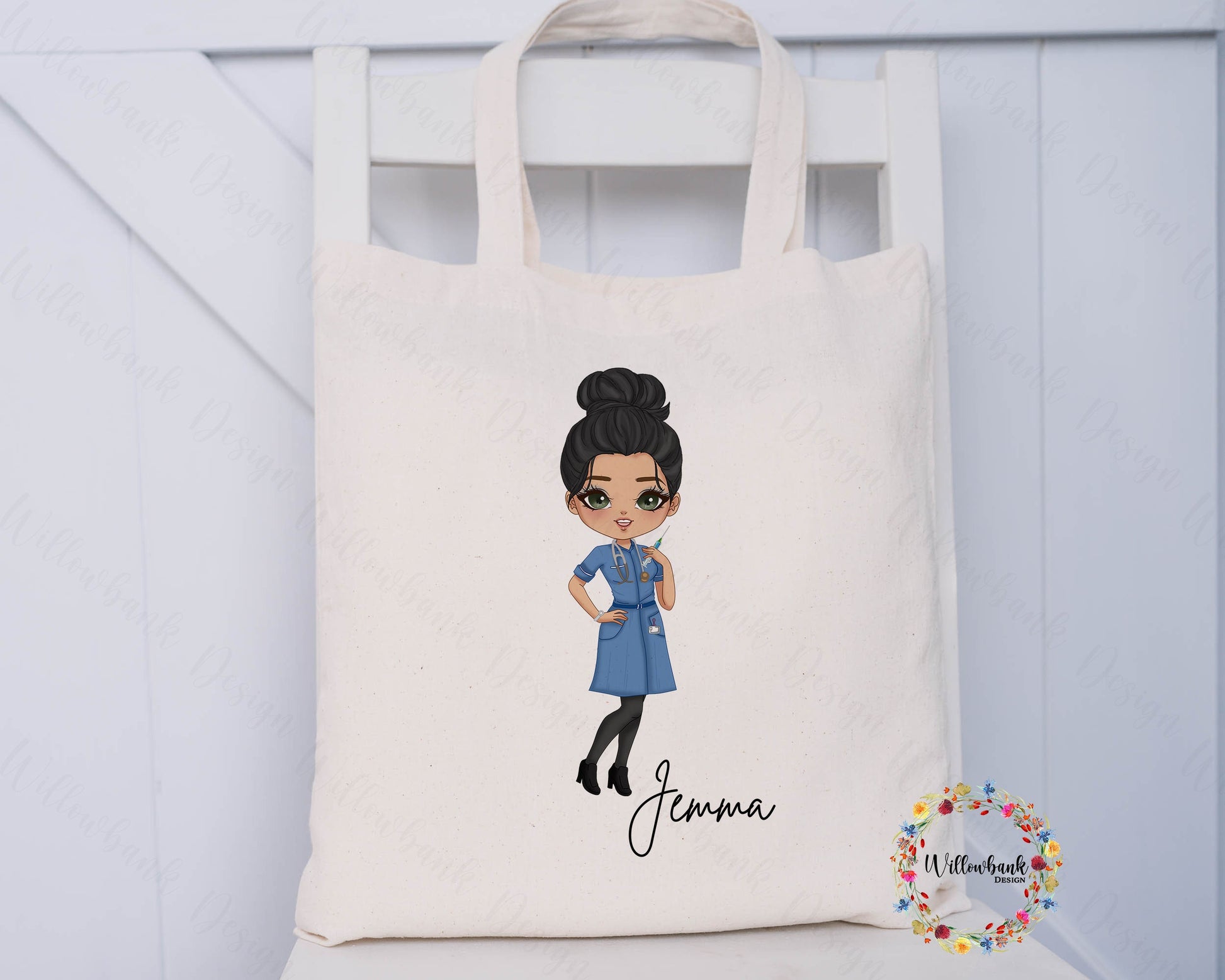 Personalised Nurse Tote Bag