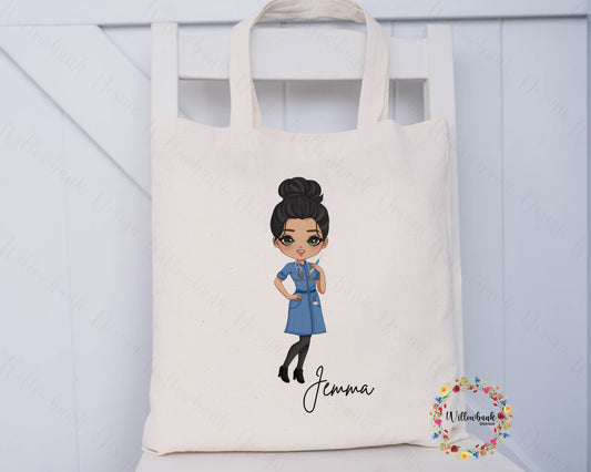 Personalised Nurse Tote Bag l NHS l Student Nurse l Reusable Shopping Bag l Eco Friendly