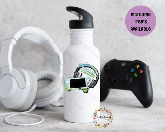 Personalised Gaming Water Bottle