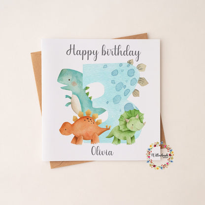 Personalised Happy Birthday Card