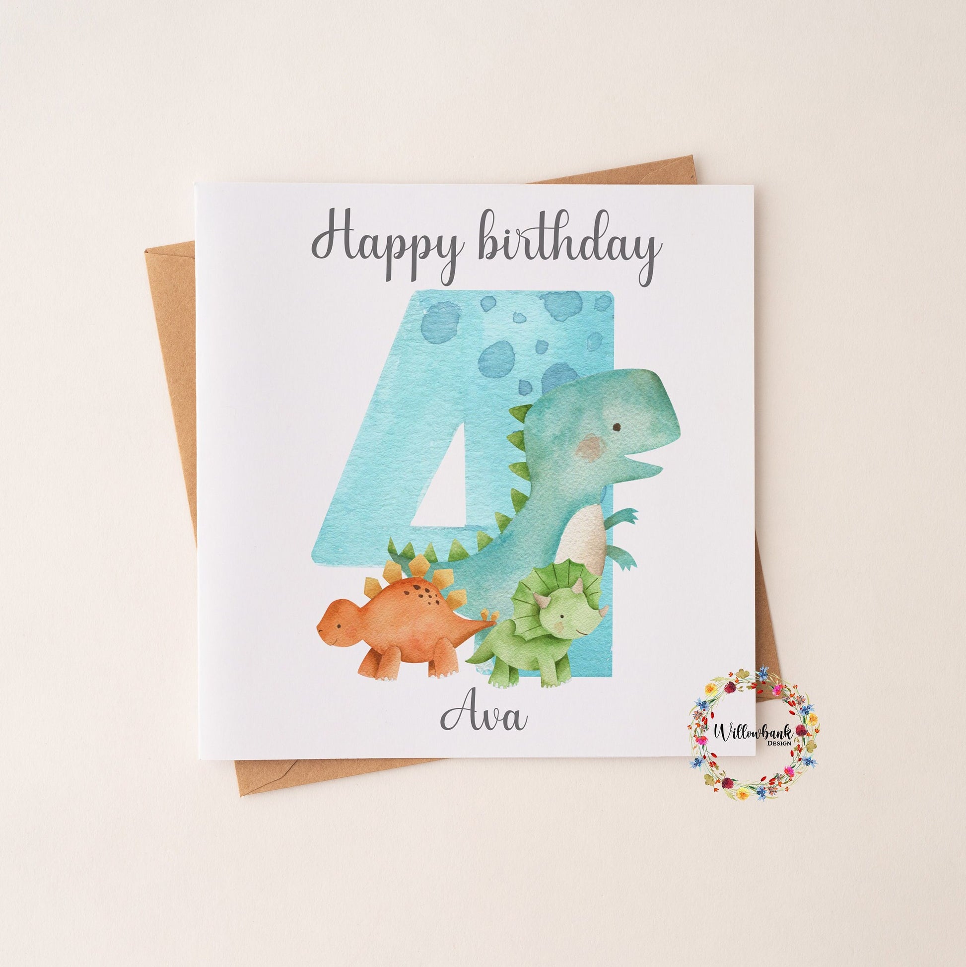 Personalised Happy Birthday Card