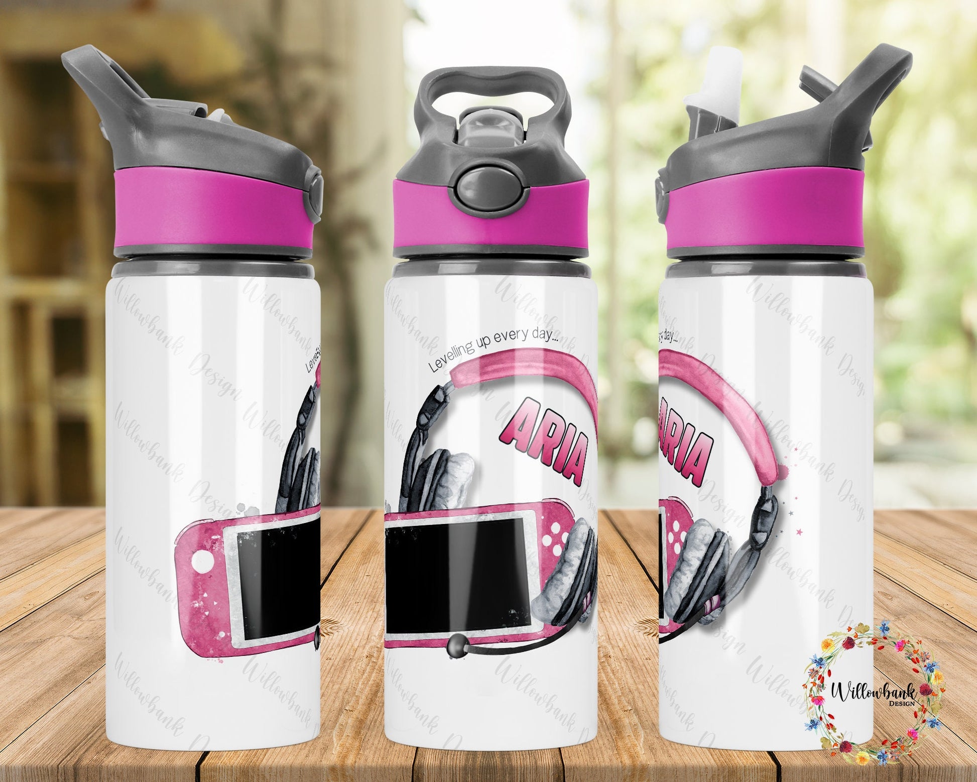 Personalised Gaming Water Bottle