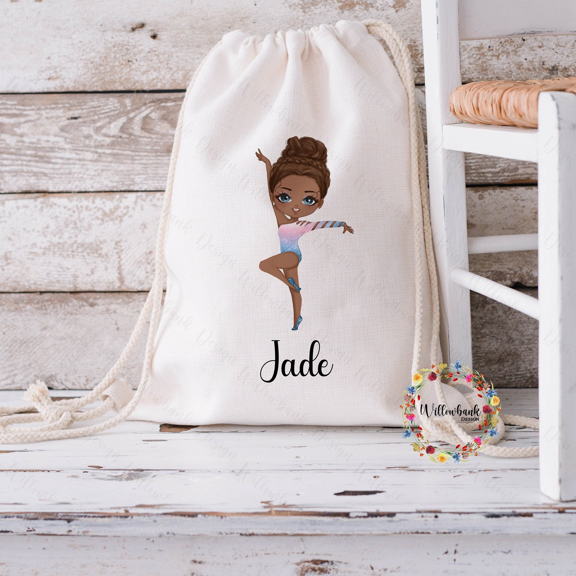 Personalised Gymnastics Dancing Bag l Gymnast gift l Gym Bag l PE Bag l Back To School