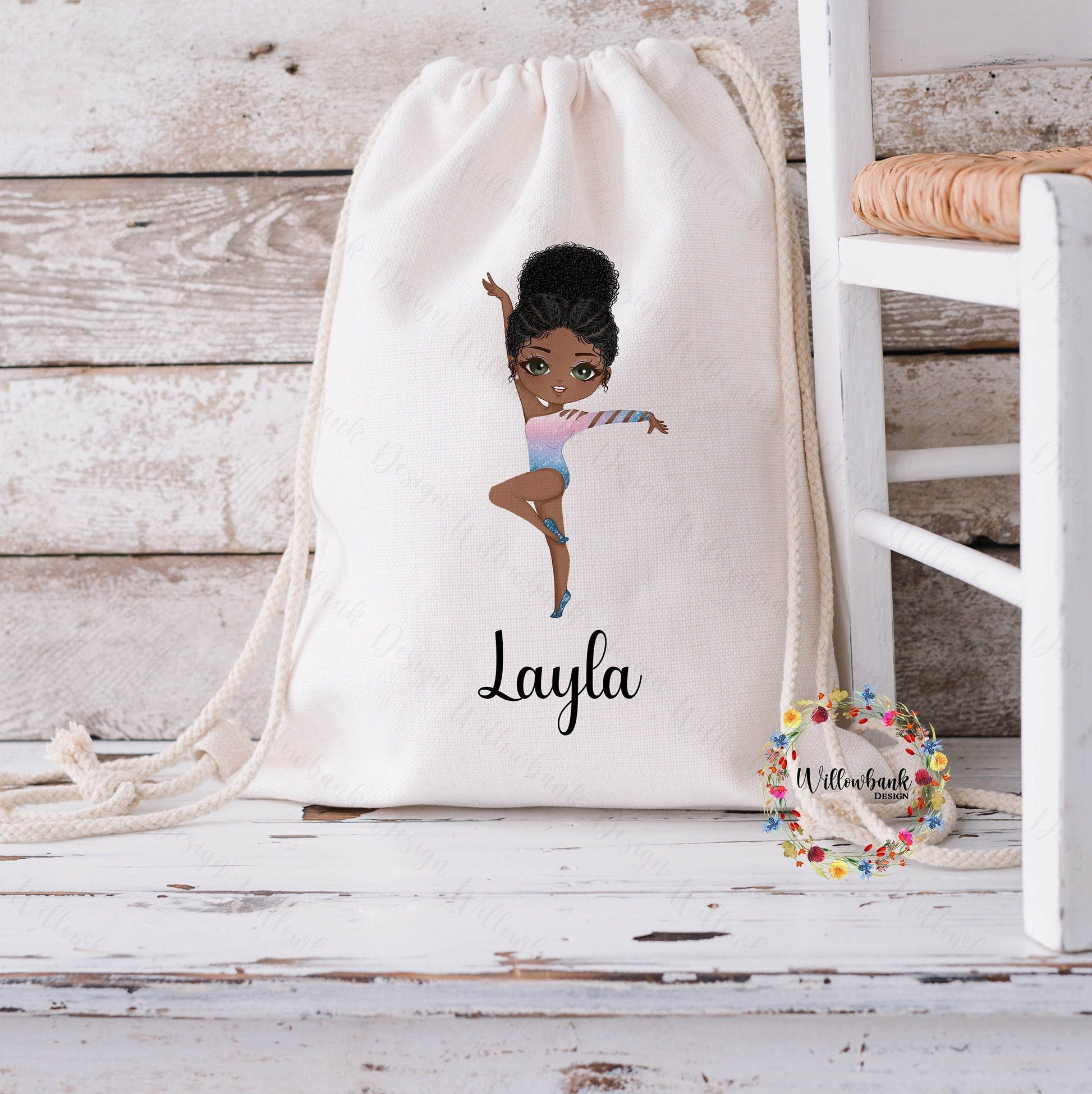 Personalised Gymnastics Dancing Bag l Gymnast gift l Gym Bag l PE Bag l Back To School