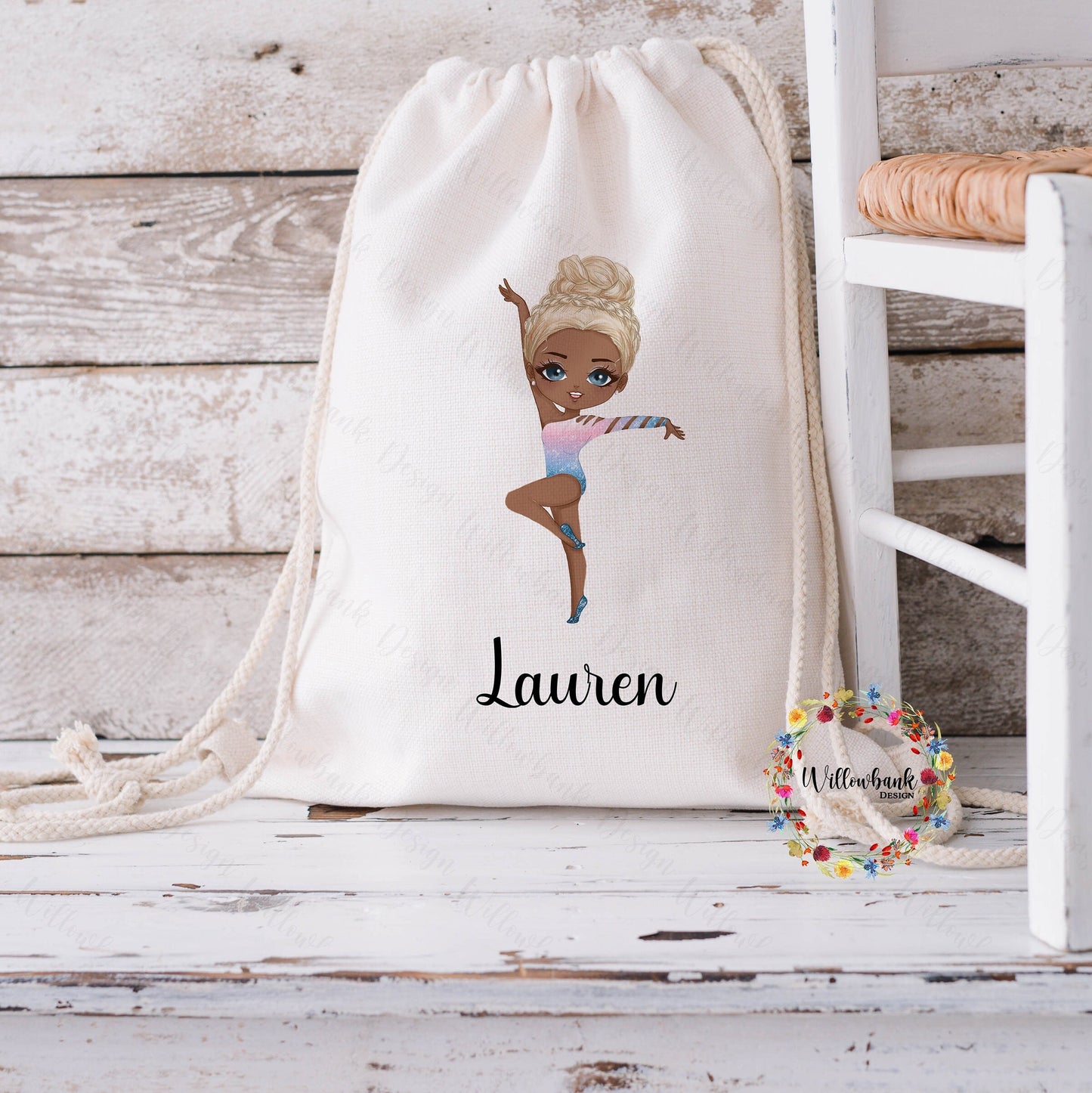 Personalised Gymnastics Dancing Bag l Gymnast gift l Gym Bag l PE Bag l Back To School