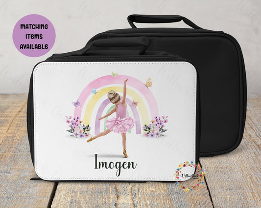 Personalised Ballerina Lunch Bag Cooler l School Lunch Box l Ballet Class l Back To School Essentials