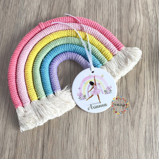 Personalised Ballerina Hanging Decoration