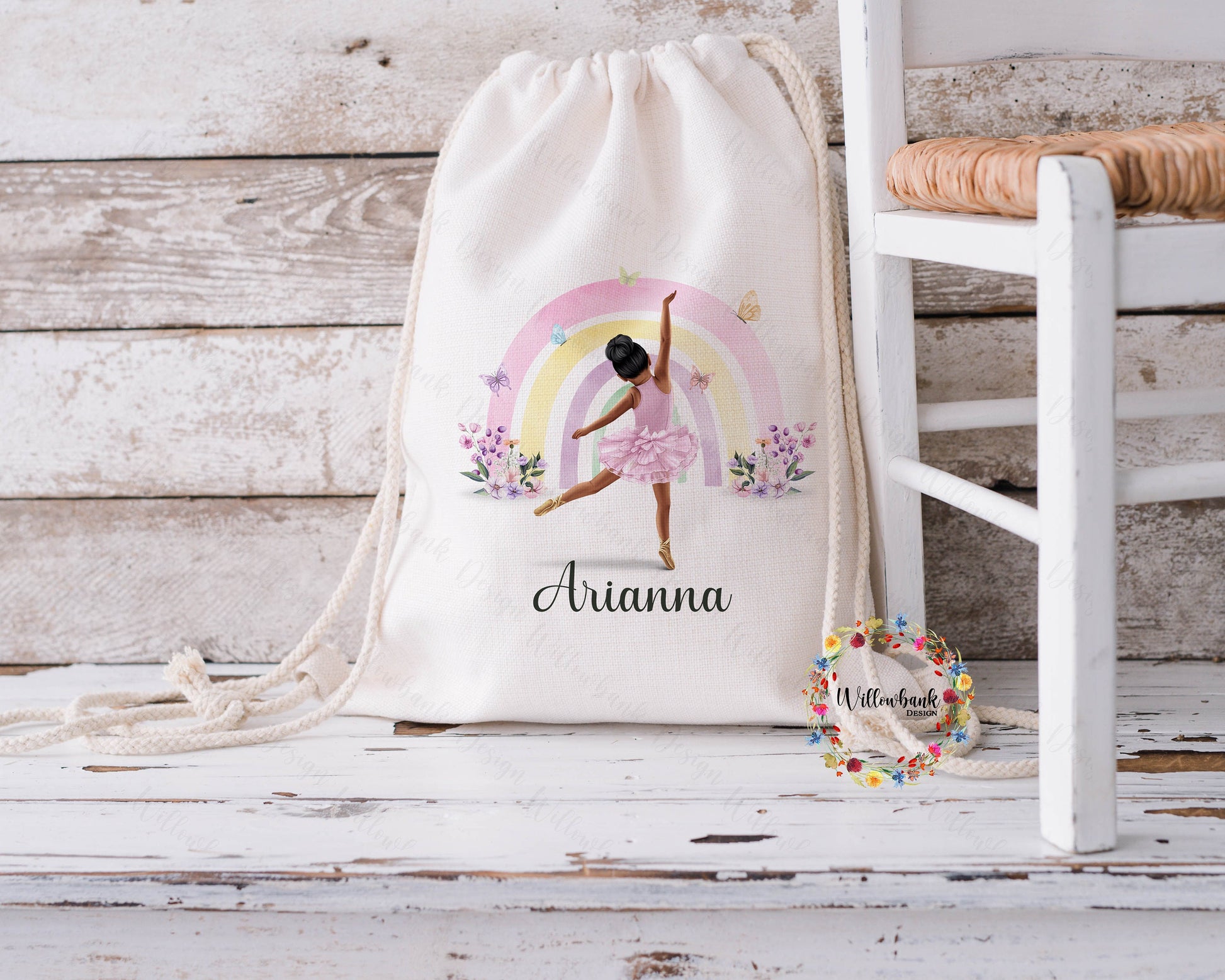 Personalised Ballet Bag l Ballerina gift l Ballet Water Bottle l Gym Bag l PE Bag l Back To School Essentials